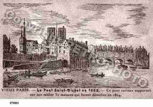 Ville de PARIS4, carte postale ancienne