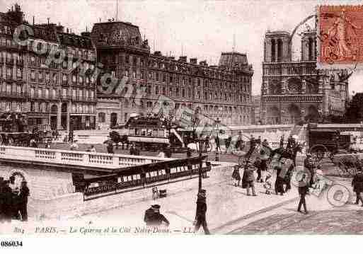 Ville de PARIS4, carte postale ancienne