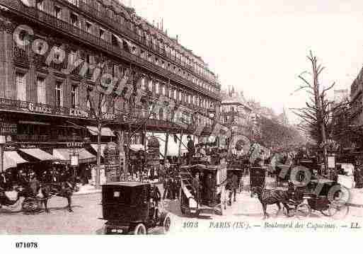 Ville de PARIS9, carte postale ancienne