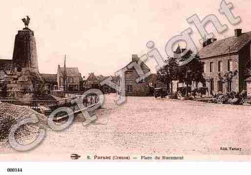 Ville de PARSAC, carte postale ancienne