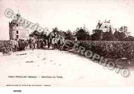 Ville de PAUILLAC, carte postale ancienne