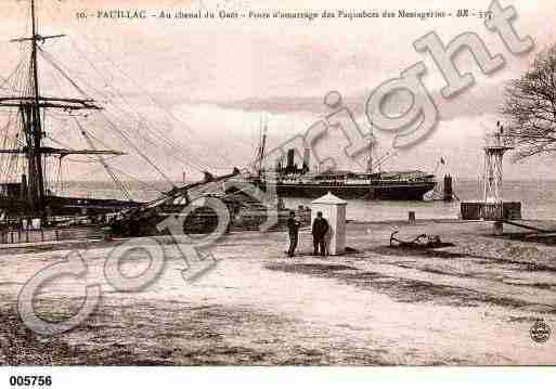 Ville de PAUILLAC, carte postale ancienne