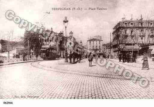 Ville de PERPIGNAN, carte postale ancienne