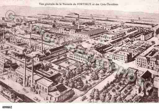 Ville de PORTIEUX, carte postale ancienne