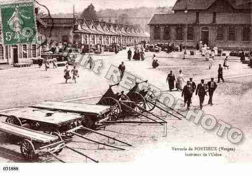 Ville de PORTIEUX, carte postale ancienne