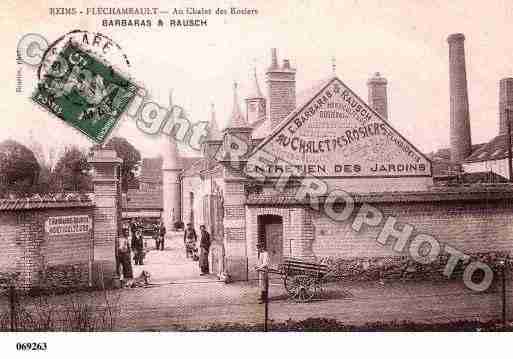 Ville de REIMS, carte postale ancienne