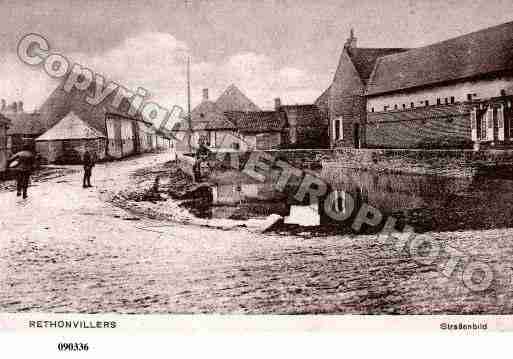 Ville de RETHONVILLERS, carte postale ancienne