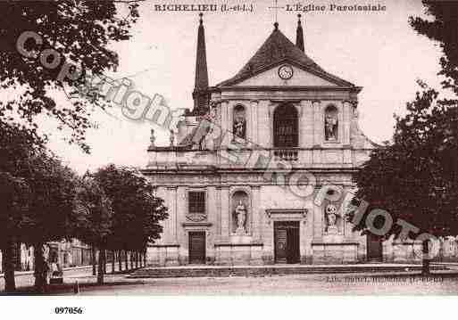 Ville de RICHELIEU, carte postale ancienne