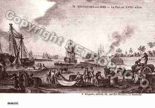 Ville de ROCHEFORT, carte postale ancienne