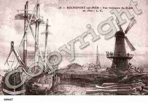 Ville de ROCHEFORT, carte postale ancienne