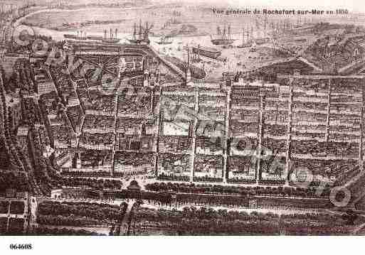Ville de ROCHEFORT, carte postale ancienne