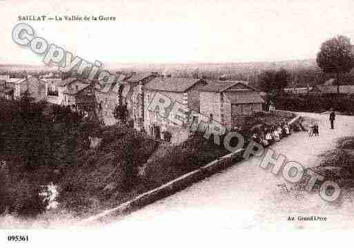 Ville de SAILLATSURVIENNE, carte postale ancienne