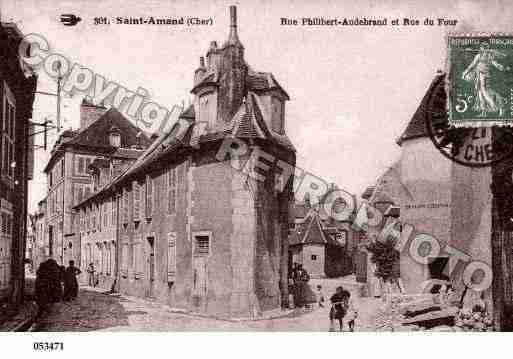 Ville de SAINTAMANDMONTROND, carte postale ancienne