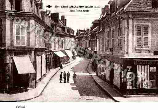 Ville de SAINTAMANDMONTROND, carte postale ancienne