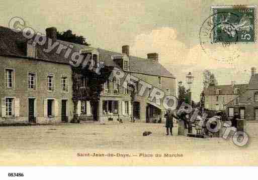 Ville de SAINTJEANDEDAYE, carte postale ancienne