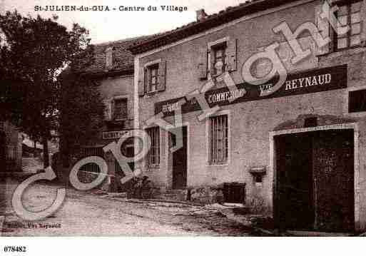 Ville de SAINTJULIENDUGUA, carte postale ancienne