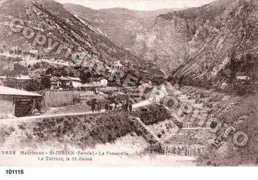 Ville de SAINTJULIENMONTDENIS, carte postale ancienne