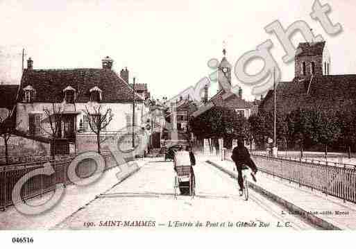 Ville de SAINTMAMMES, carte postale ancienne