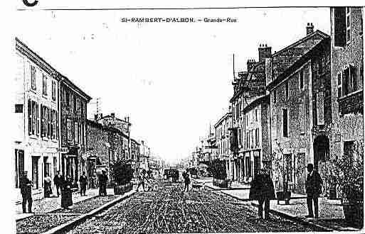 Ville de SAINTRAMBERTD'ALBON, carte postale ancienne