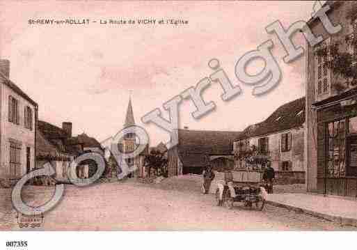 Ville de SAINTREMYENROLLAT, carte postale ancienne