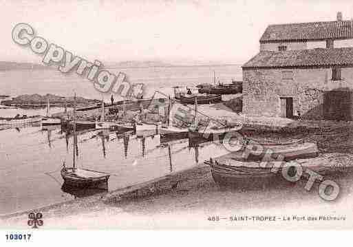 Ville de SAINTTROPEZ, carte postale ancienne