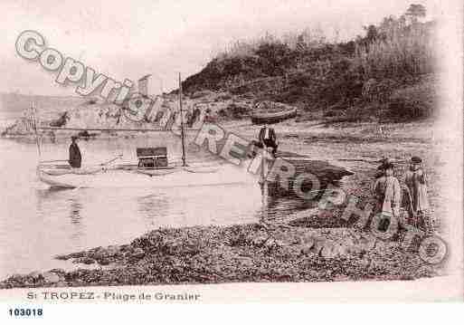 Ville de SAINTTROPEZ, carte postale ancienne