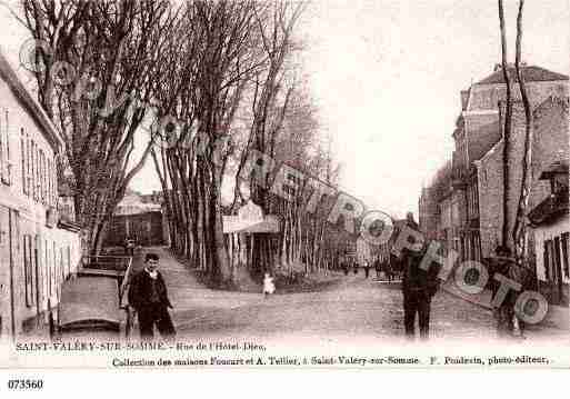 Ville de SAINTVALERYSURSOMME, carte postale ancienne