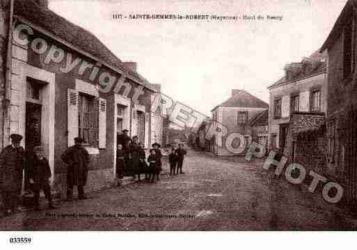 Ville de SAINTEGEMMESLEROBERT, carte postale ancienne