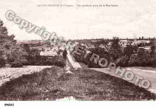 Ville de SAINTEMAGNANCE, carte postale ancienne