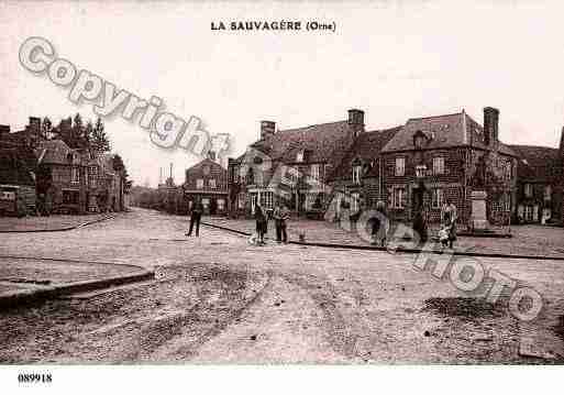 Ville de SAUVAGERE(LA), carte postale ancienne