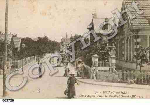 Ville de SOULACSURMER, carte postale ancienne