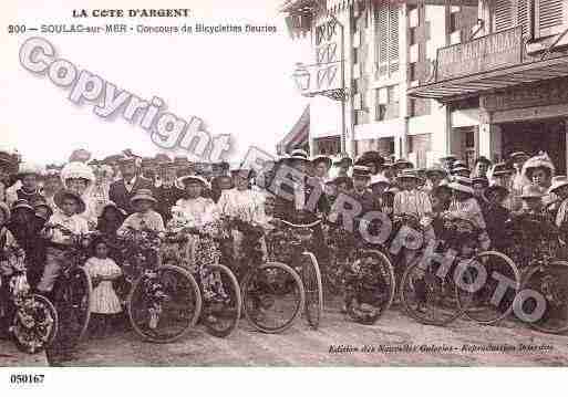 Ville de SOULACSURMER, carte postale ancienne