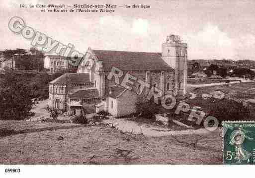 Ville de SOULACSURMER, carte postale ancienne