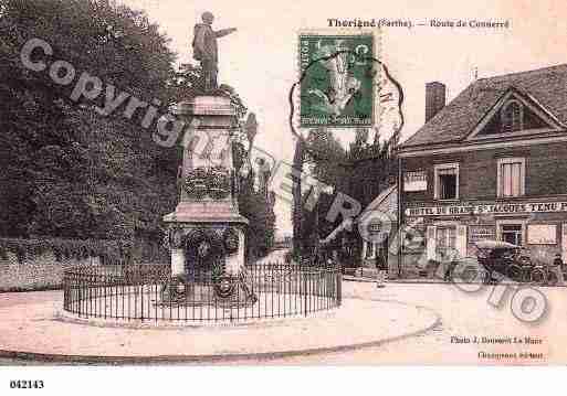 Ville de THORIGNESURDUE, carte postale ancienne