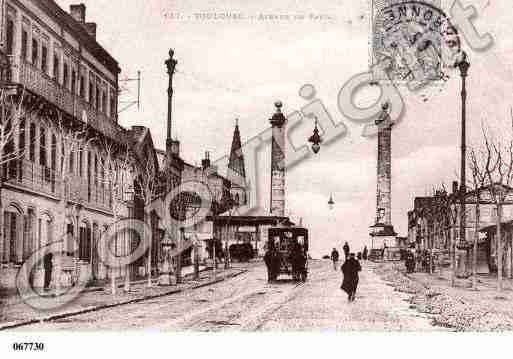 Ville de TOULOUSE, carte postale ancienne