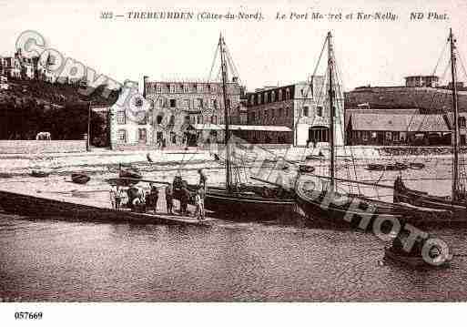 Ville de TREBEURDEN, carte postale ancienne