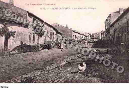Ville de TREMBLECOURT, carte postale ancienne Ville de TREMBLECOURT, carte postale ancienne