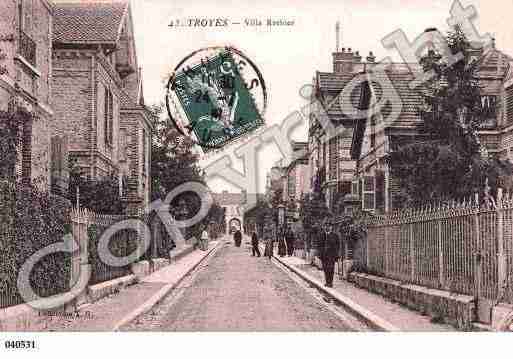 Ville de TROYES, carte postale ancienne