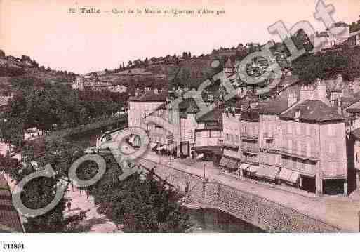 Ville de TULLE, carte postale ancienne