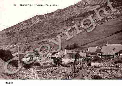 Ville de VARS, carte postale ancienne