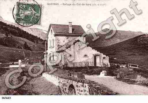 Ville de VARS, carte postale ancienne