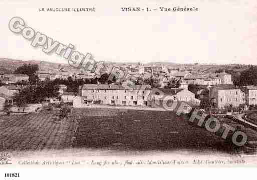 Ville de VISAN, carte postale ancienne