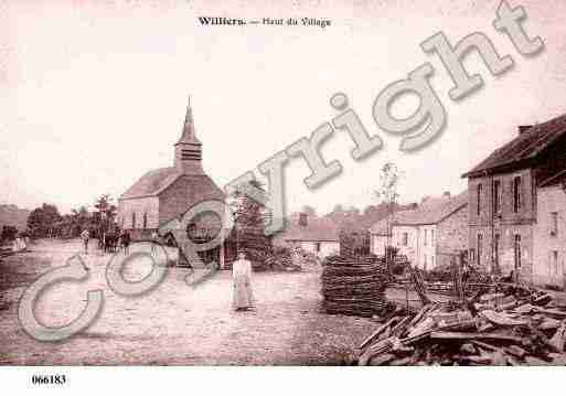 Ville de WILLIERS, carte postale ancienne