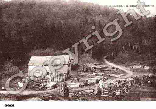 Ville de WILLIERS, carte postale ancienne