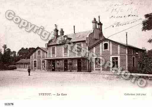 Ville de YVETOT, carte postale ancienne