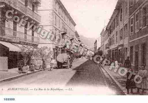 Ville de ALBERTVILLE, carte postale ancienne