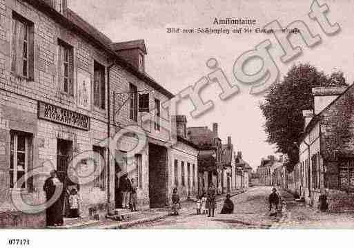 Ville de AMIFONTAINE, carte postale ancienne