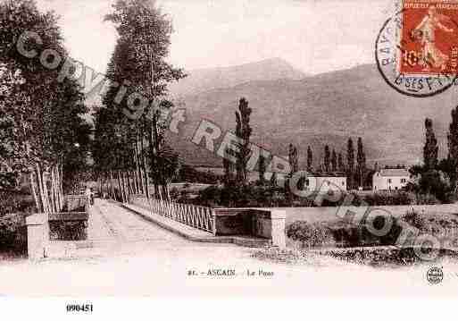 Ville de ASCAIN, carte postale ancienne