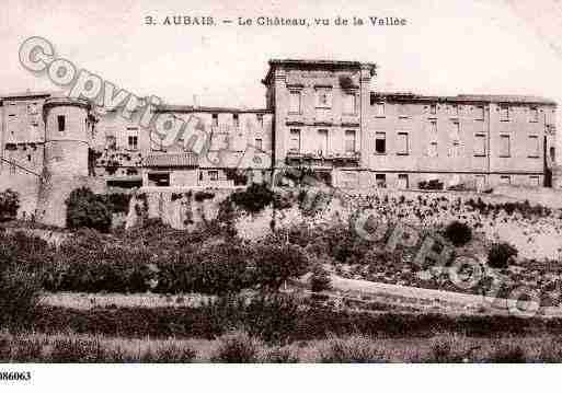 Ville de AUBAIS, carte postale ancienne