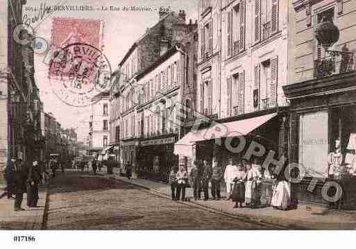 Ville de AUBERVILLIERS, carte postale ancienne